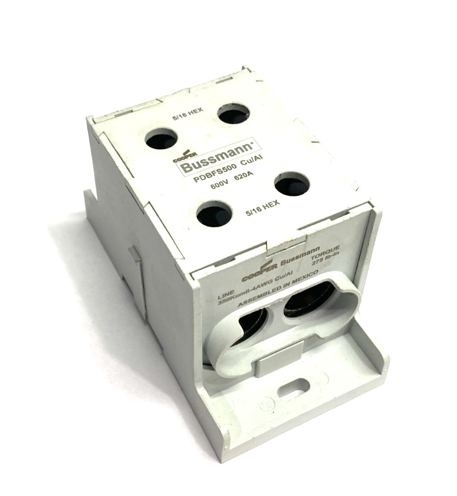 Cooper Bussmann PDBFS500 Power Distribution Block 600V 620A - Maverick Industrial Sales