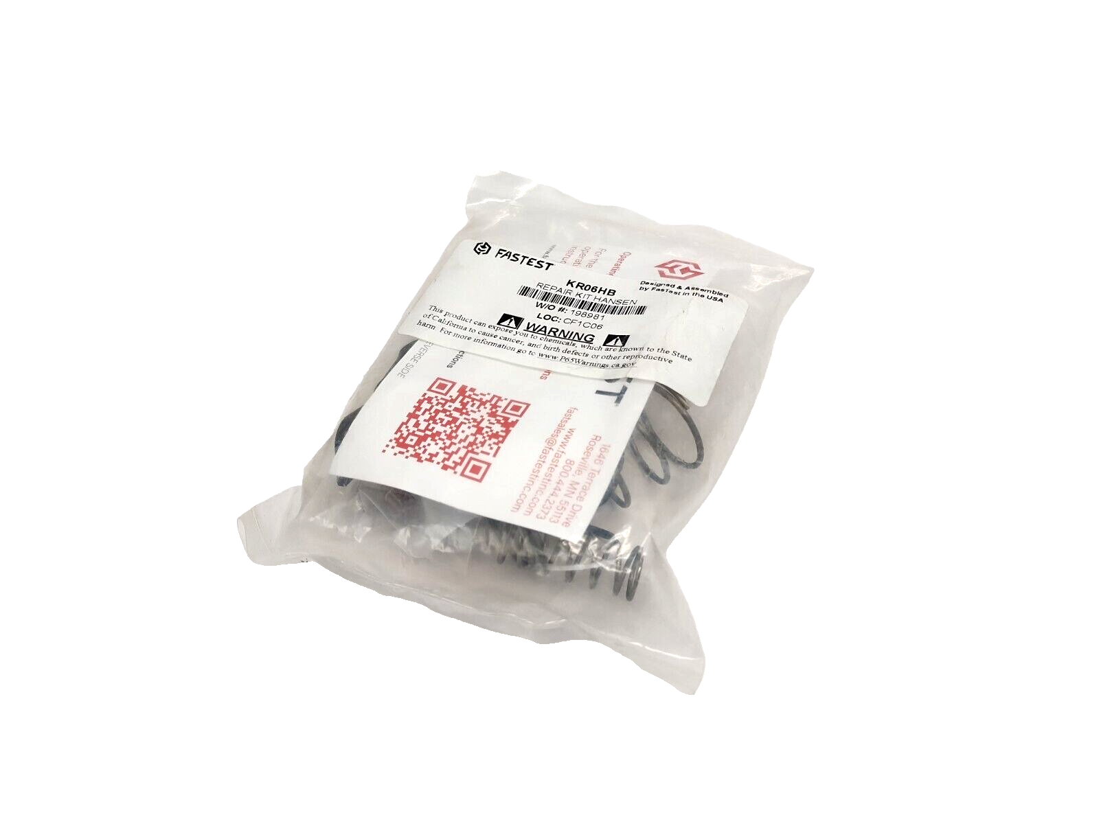 FasTest KR06HB RQD Lever Action HVAC-R Quick Disconnect Repair Kit 3/8" Hansen - Maverick Industrial Sales