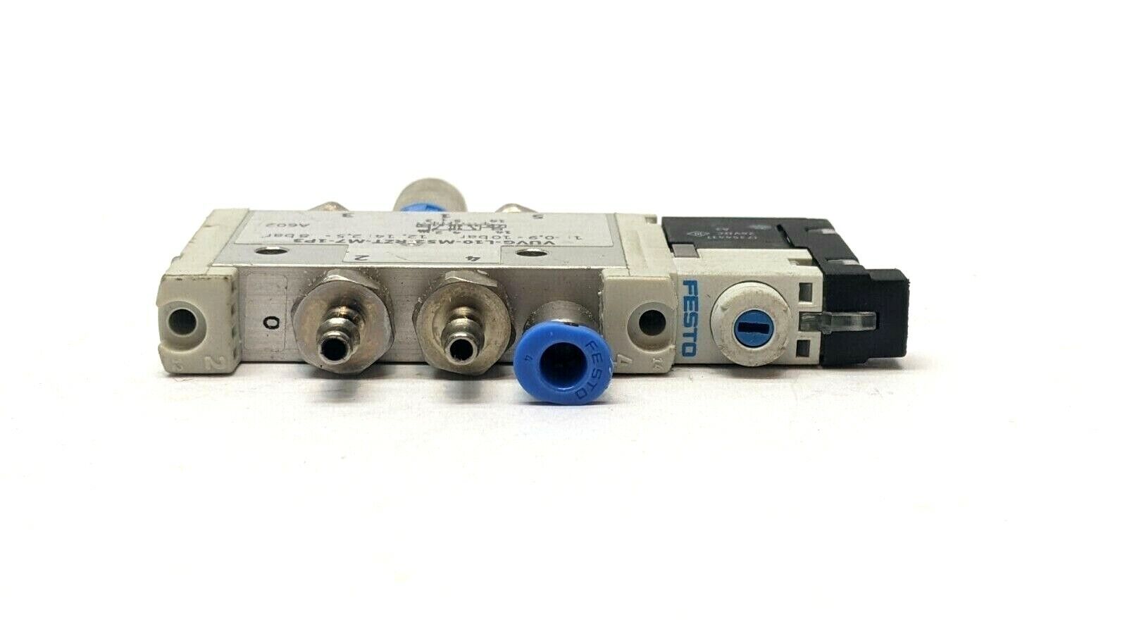 Festo VUVG-L10-M52-RZT-M7-1P3 Air Solenoid Valve w/ VAVE-L1-1H2-LR Sub-Base - Maverick Industrial Sales