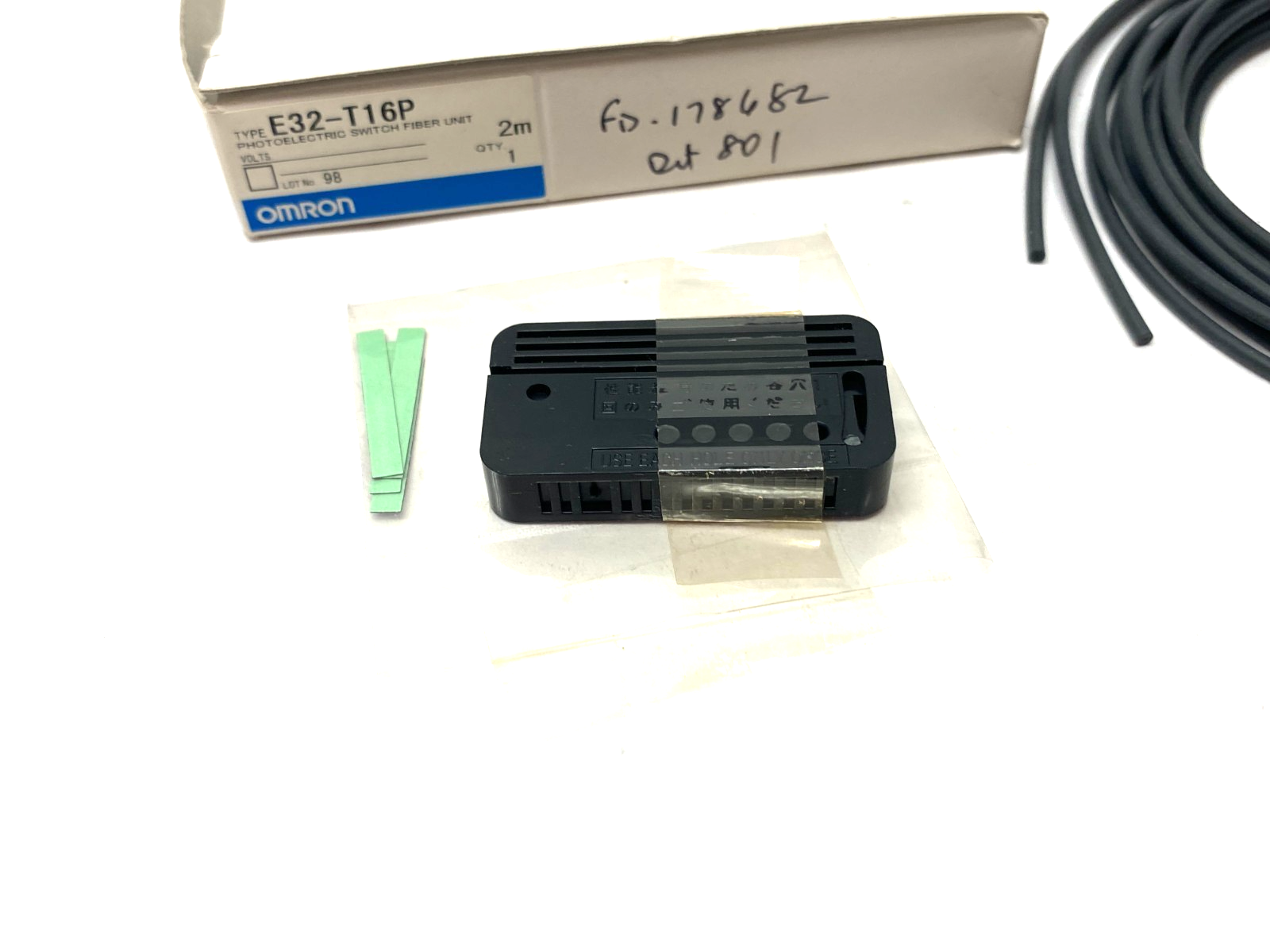 Omron E32-T16P Photoelectric Switch Fiber Unit Dual-Channel - Maverick Industrial Sales