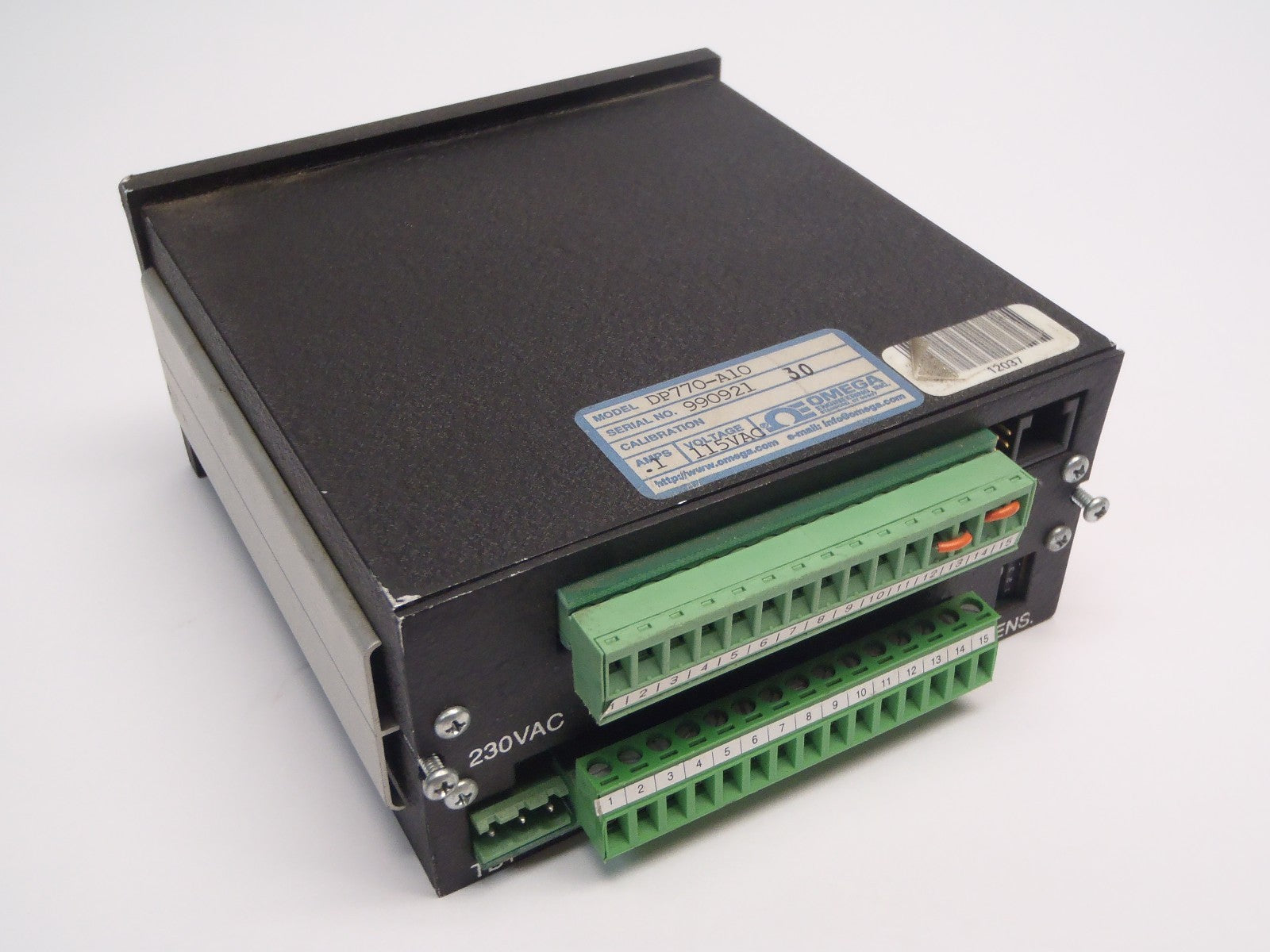 Omega DP770-A10 Digital Voltmeter 990921 .1A 115VAC - Maverick Industrial Sales