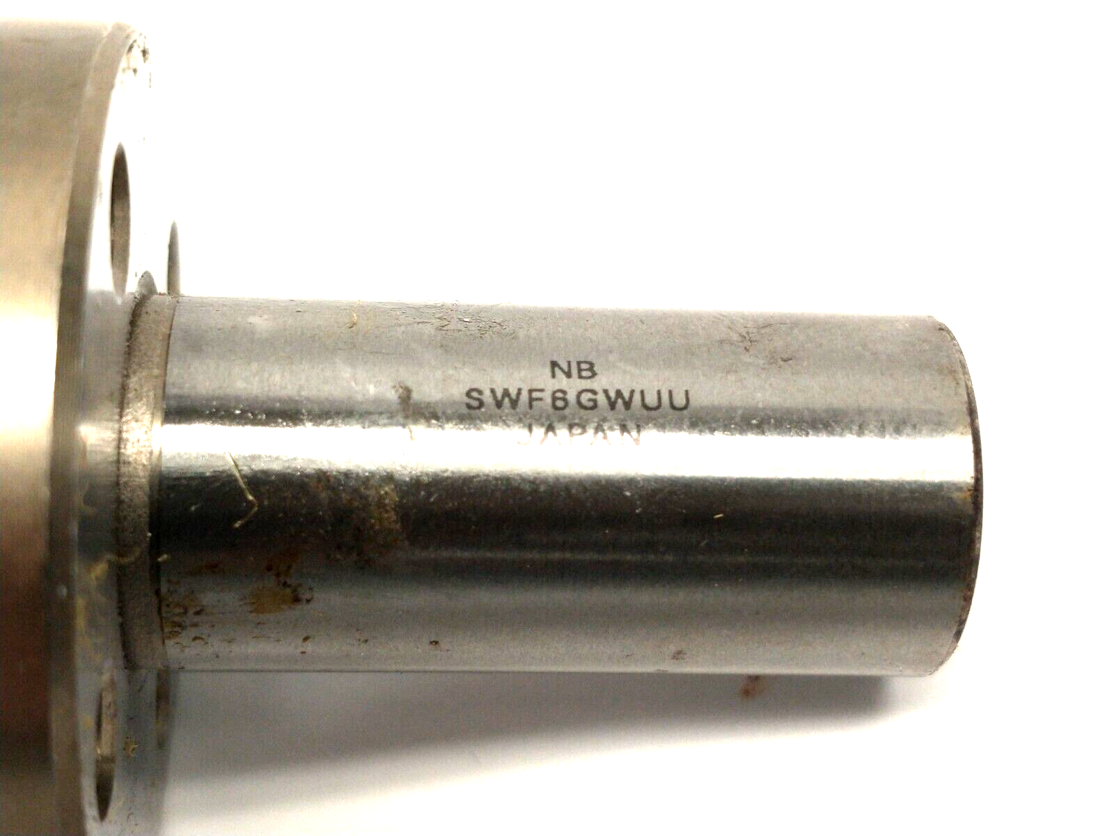 NB SWF6GWUU 3/8" ID Round Flange Double-Wide Linear Bearing 1.5938" Length - Maverick Industrial Sales