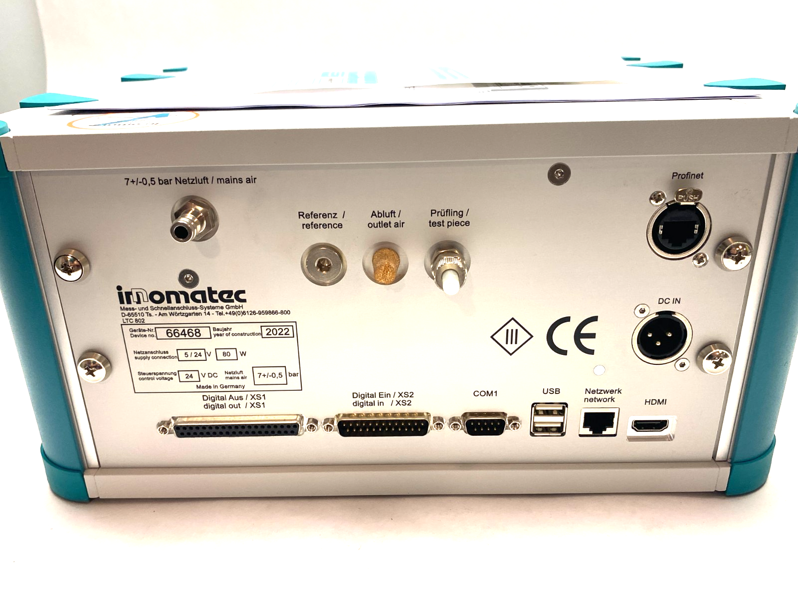 Innomatec LTC-802 Configurable Single Channel Leak Test Computer - Maverick Industrial Sales