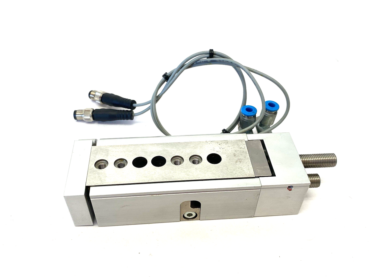DGSL-10-30-PA | Festo Mini Slide 30mm Stroke 543944 w/ Dual Proximity Switches - Used - Maverick Industrial Sales