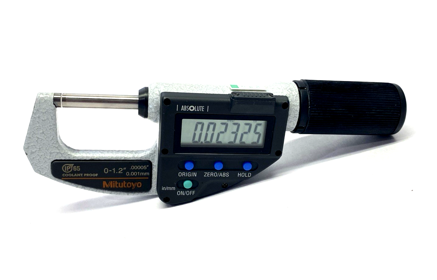Mitutoyo 293-676-20 QuickMike Digital Absolute Micrometer 0" - 1.2" MDQ-1.2"MX - Maverick Industrial Sales