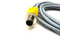 Turck VBRS 4.4-2/2 Splitter Junction Cordset M12 4-Pin to Dual Pigtail, U0117-02 - Maverick Industrial Sales