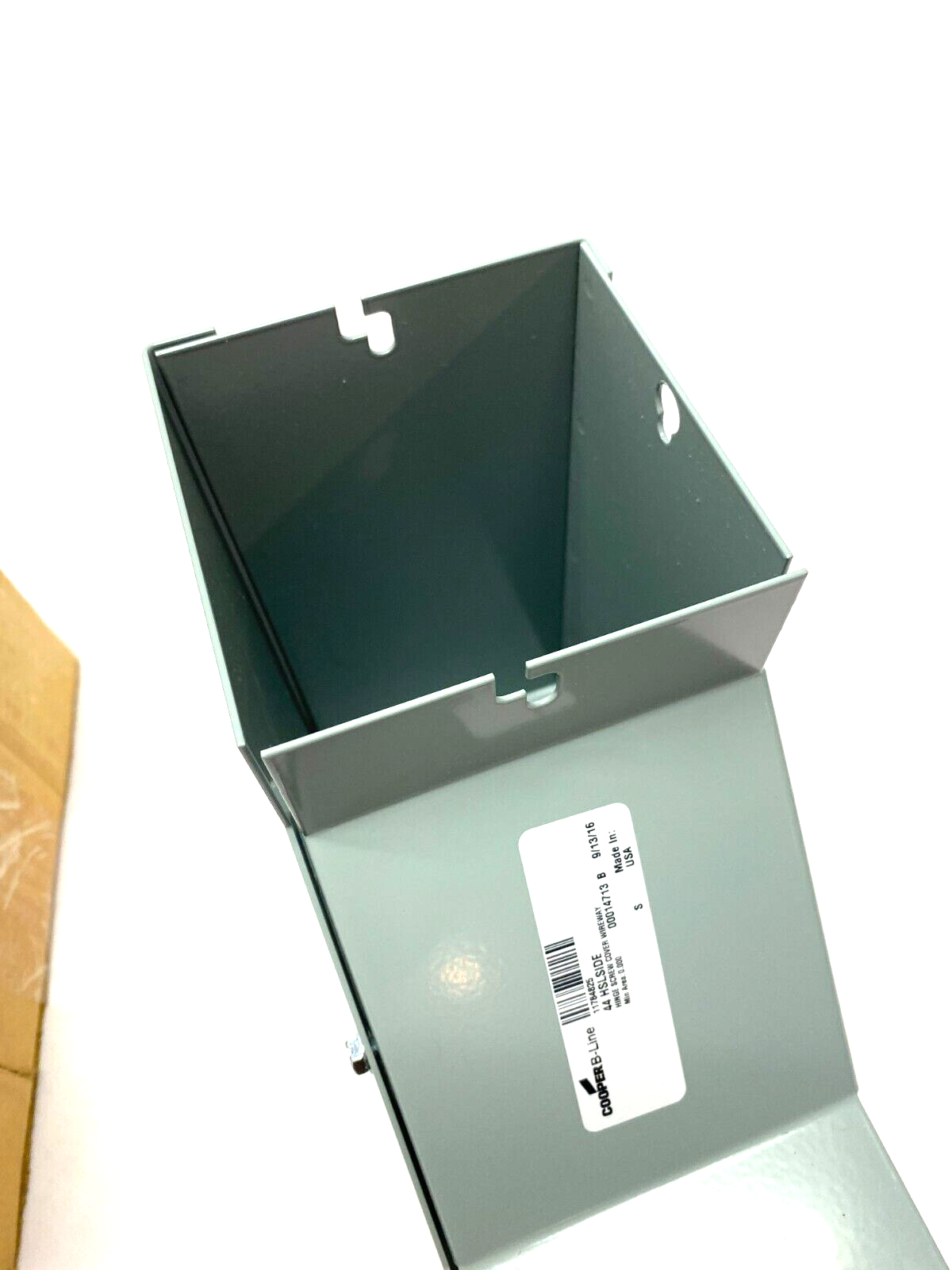 Cooper B-Line 44HSLSIDE Wireway Elbow Hinge Screw Cover 90-Degree Side Opening - Maverick Industrial Sales