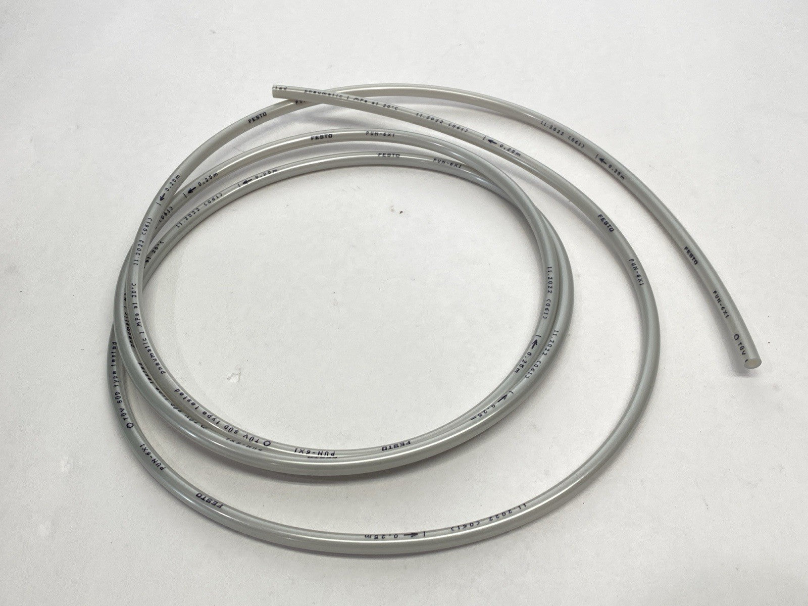 Festo PUN-6X1-SI Plastic Tubing 6mm OD 4mm ID 2m 152586 - Maverick Industrial Sales
