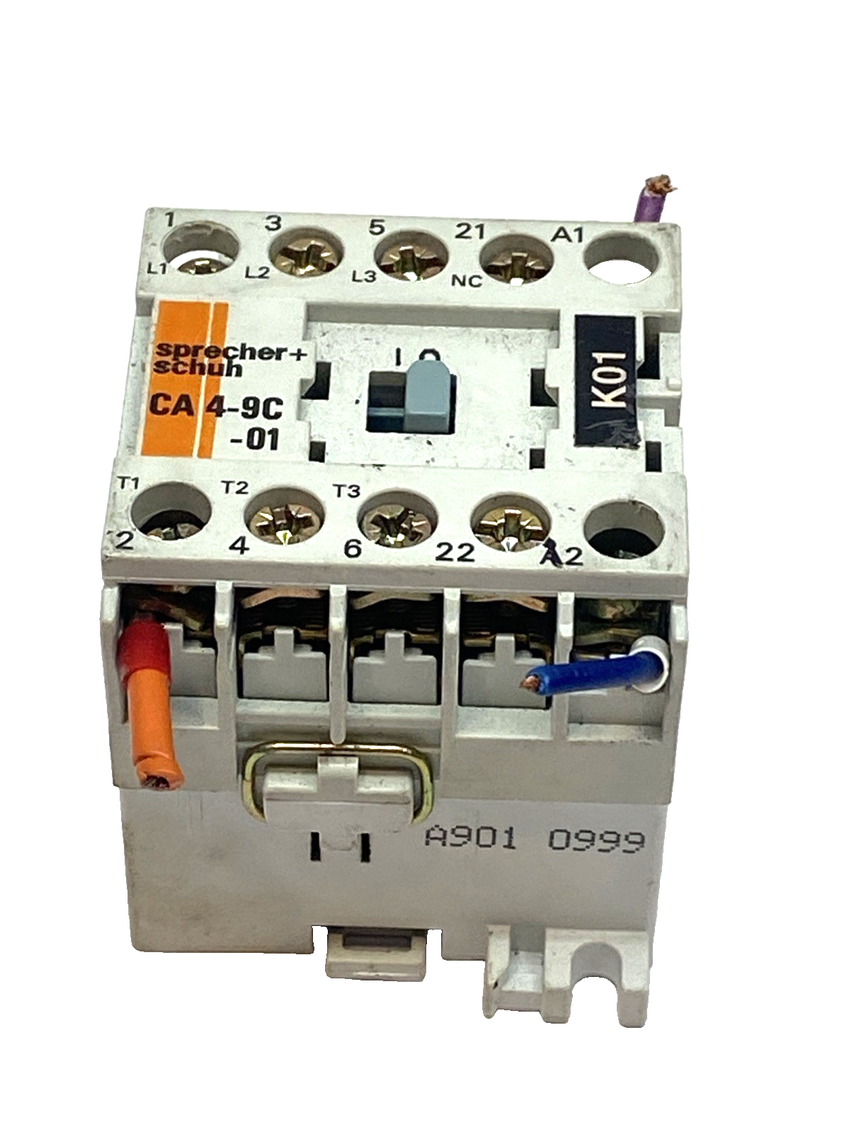 Sprecher & Schuh CA4-9C-01 Mini Contactor 9A 3-Pole 1NC 24VDC - Maverick Industrial Sales