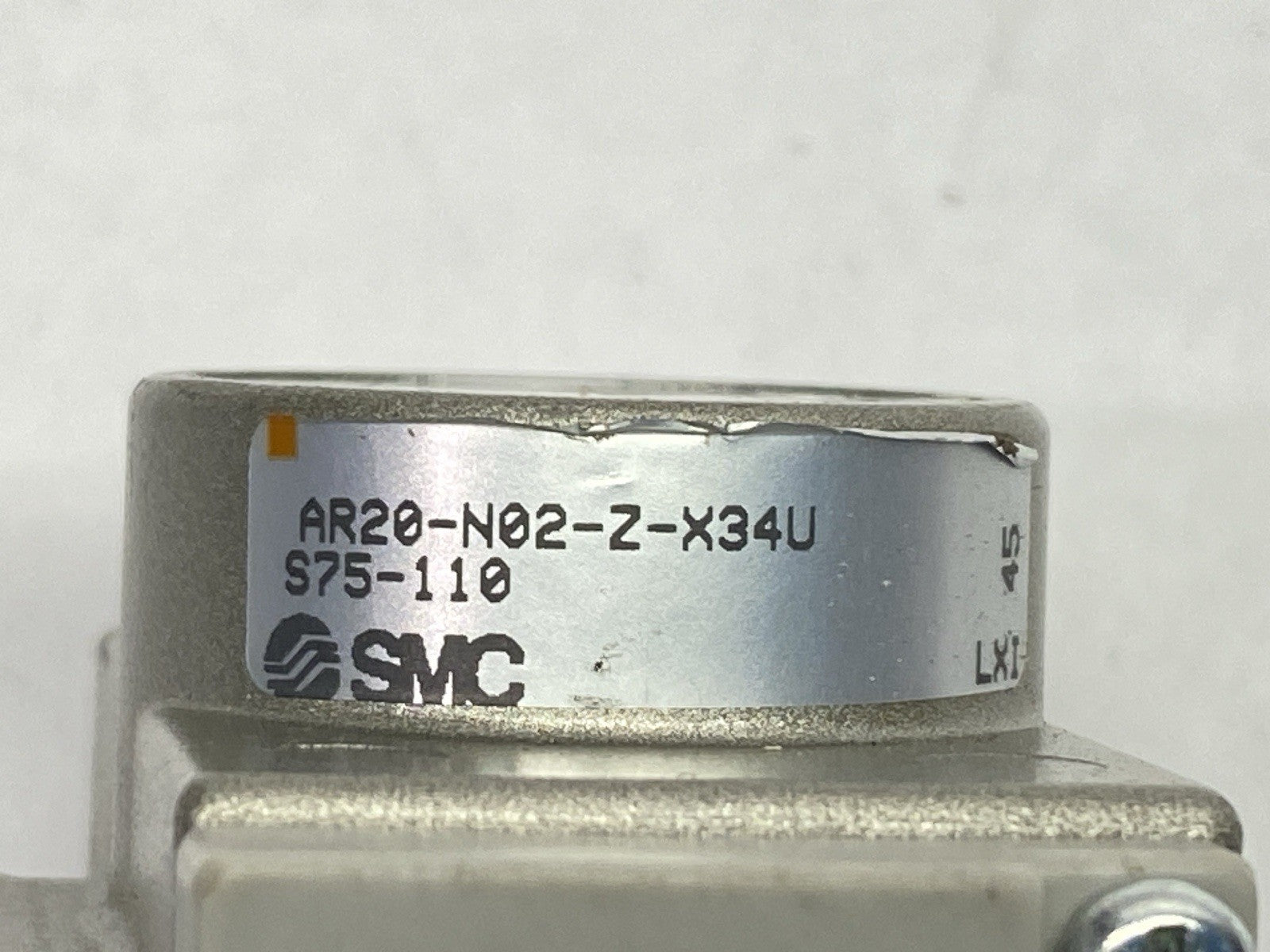 AR20-N02-Z-X34US75-110 | SMC Pneumatic Unrestricted Pressure Regulator - Used - Maverick Industrial Sales