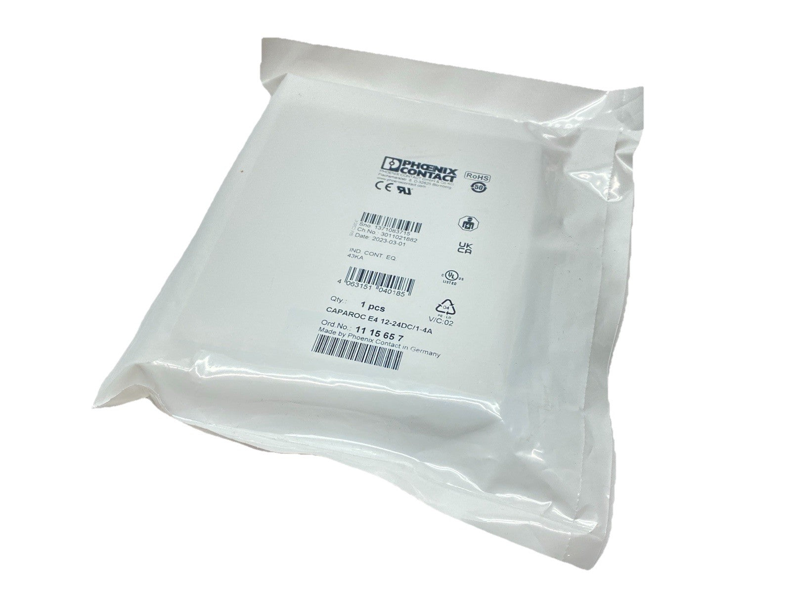 CAPAROC E4 12-24DC/1-4A | Phoenix Contact Electronic Circuit Breaker 1115657 - New - Maverick Industrial Sales