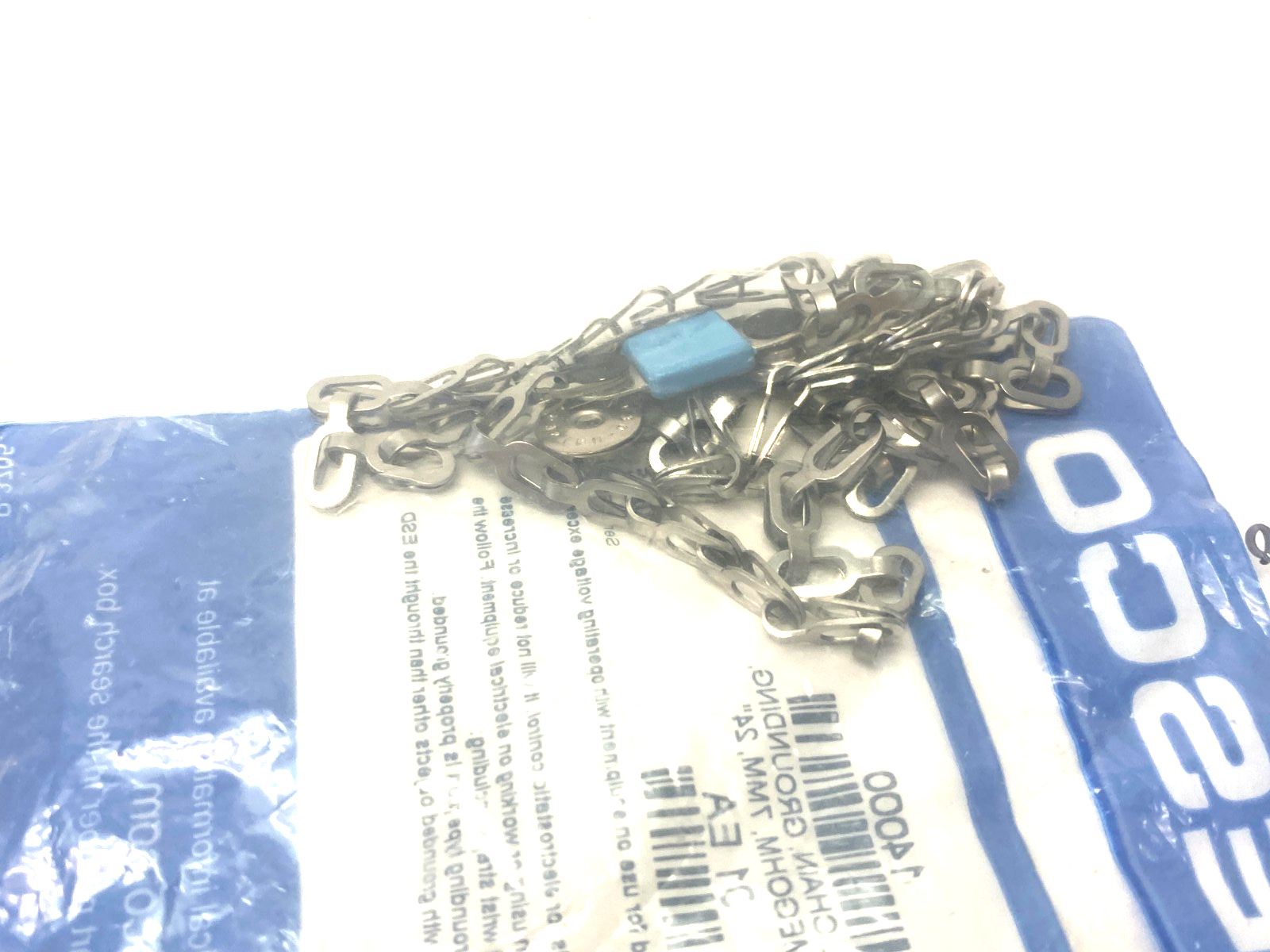 Desco 14000 Grounding Drag Chain 7mm 1 MEGOHM, 24" - Maverick Industrial Sales