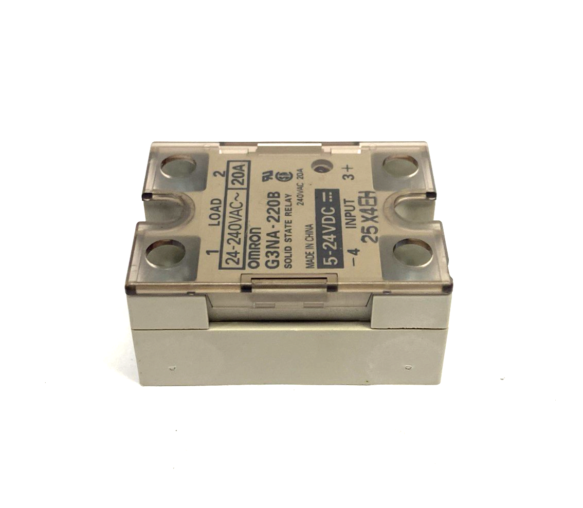 Omron G3NA-220B Solid State Relay 24-240VAC 20A 5-24VDC - Maverick Industrial Sales