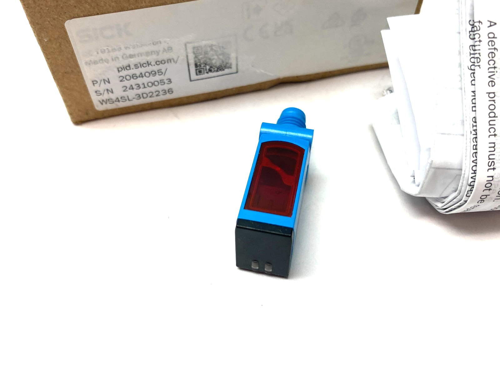 Sick WS4SL-3D2236 Miniature Through-Beam Photoelectric Sensor 2064095 - Maverick Industrial Sales