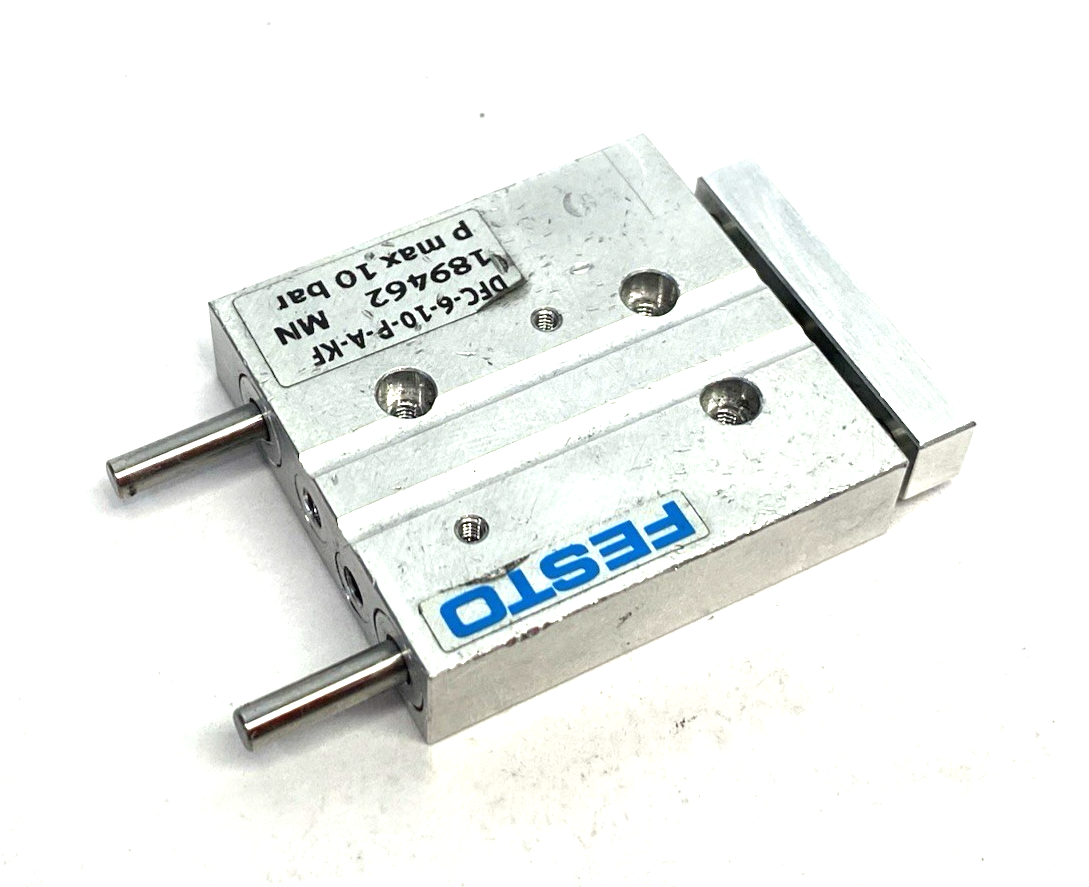 Festo DFC-6-10-P-A-KF Miniature Guided Cylinder Actuator, 6mm Bore, 189462 - Maverick Industrial Sales