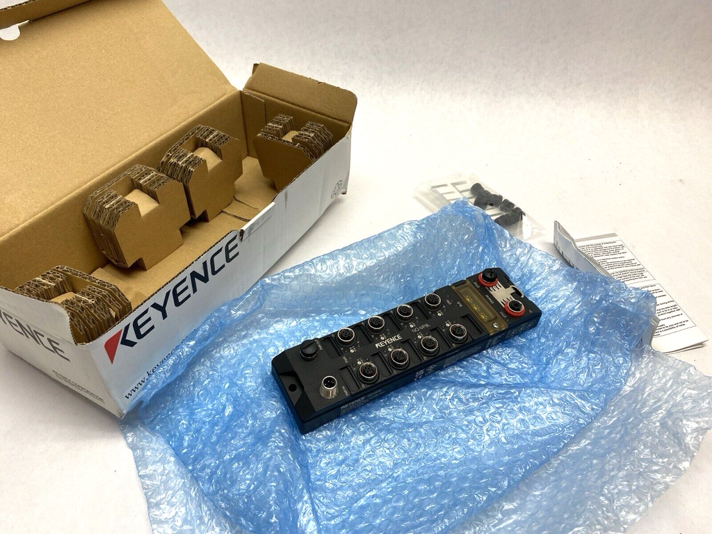 Keyence NQ-MP8L 8-Port Multi-Protocol Compatible IO-Link Master Module