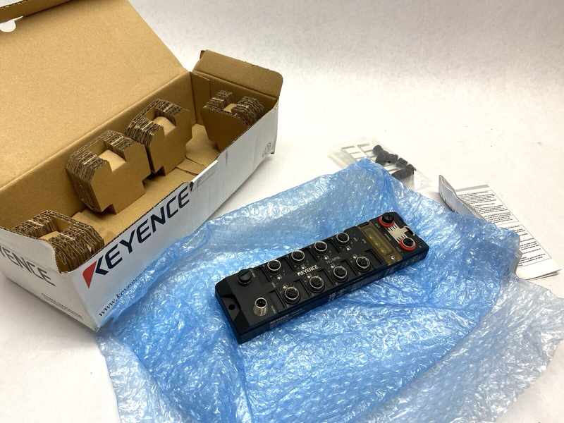 Keyence NQ-MP8L 8-Port Multi-Protocol Compatible IO-Link Master Module - Maverick Industrial Sales