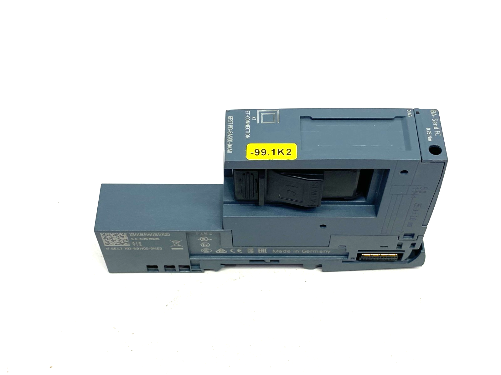 Siemens 6ES7193-6AS00-0AA0 SIMATIC ET 200SP Bus Adapter, w/ 6ES7193-6BN00-0NE0 - Maverick Industrial Sales