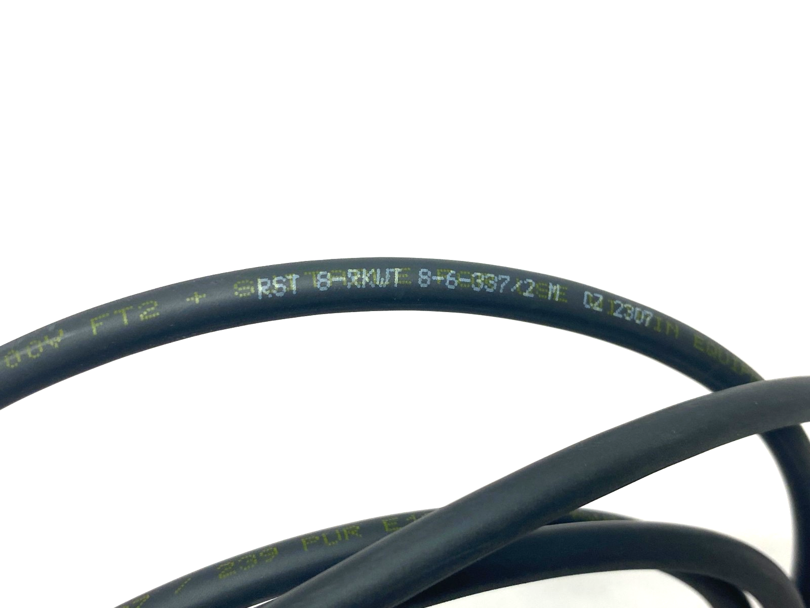 Lumberg RST 8-RKWT 8-6-337/2M Double Ended Right Angle Cordset 8-Pin M to F - Maverick Industrial Sales