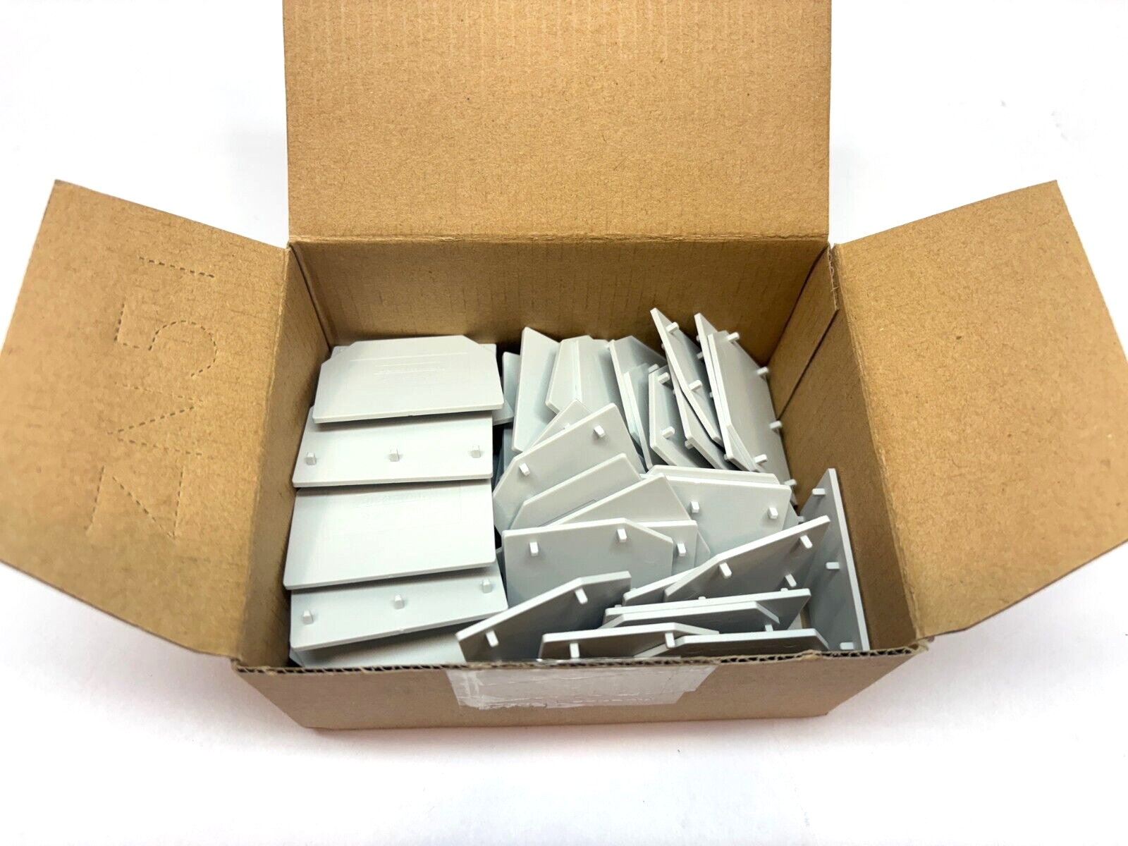 DP100-GY-ND | Cooper Bussman End Covers, B106-0036 Gray DIN Terminal End LOT OF 50 - New - Maverick Industrial Sales