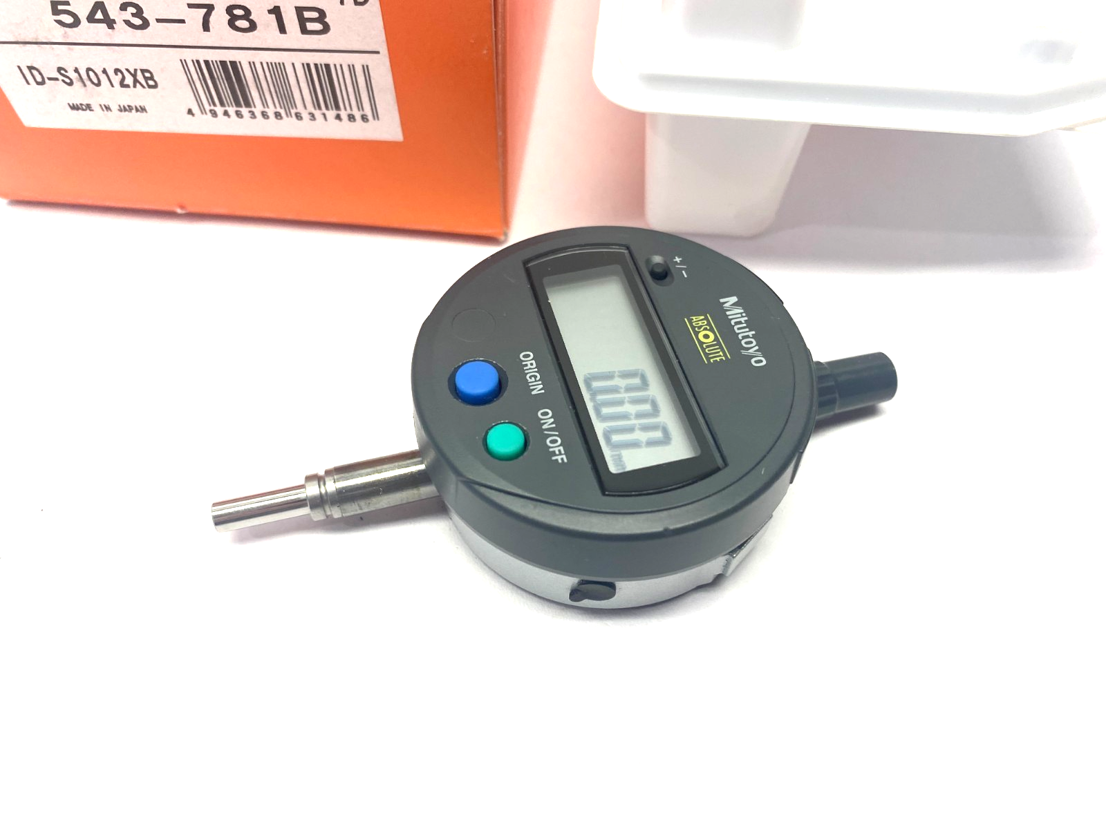 Mitutoyo 543-781B ABSOLUTE Digimatic Indicator 12.7mm Range ID-S1012XB - Maverick Industrial Sales