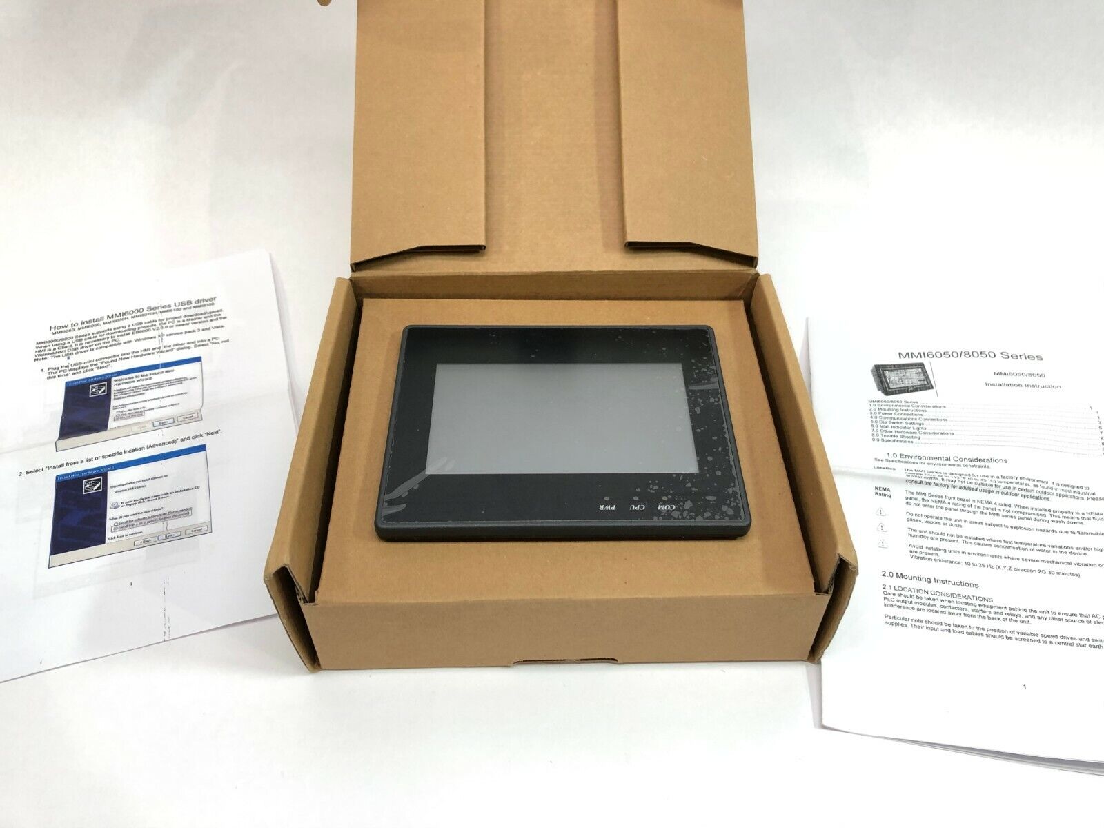 KEP MMI8050 4.3" Touch Screen Operator PLC HMI Display, Kessler-Ellis Products - Maverick Industrial Sales