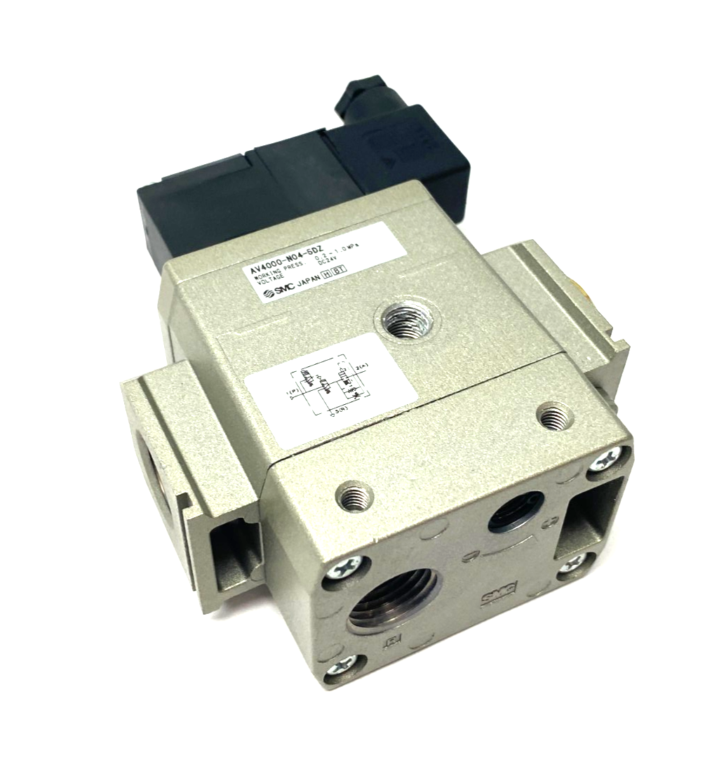 SMC AV4000-N04-5DZ Pneumatic Soft Start-Up Valve, 1/2" NPT - Maverick Industrial Sales