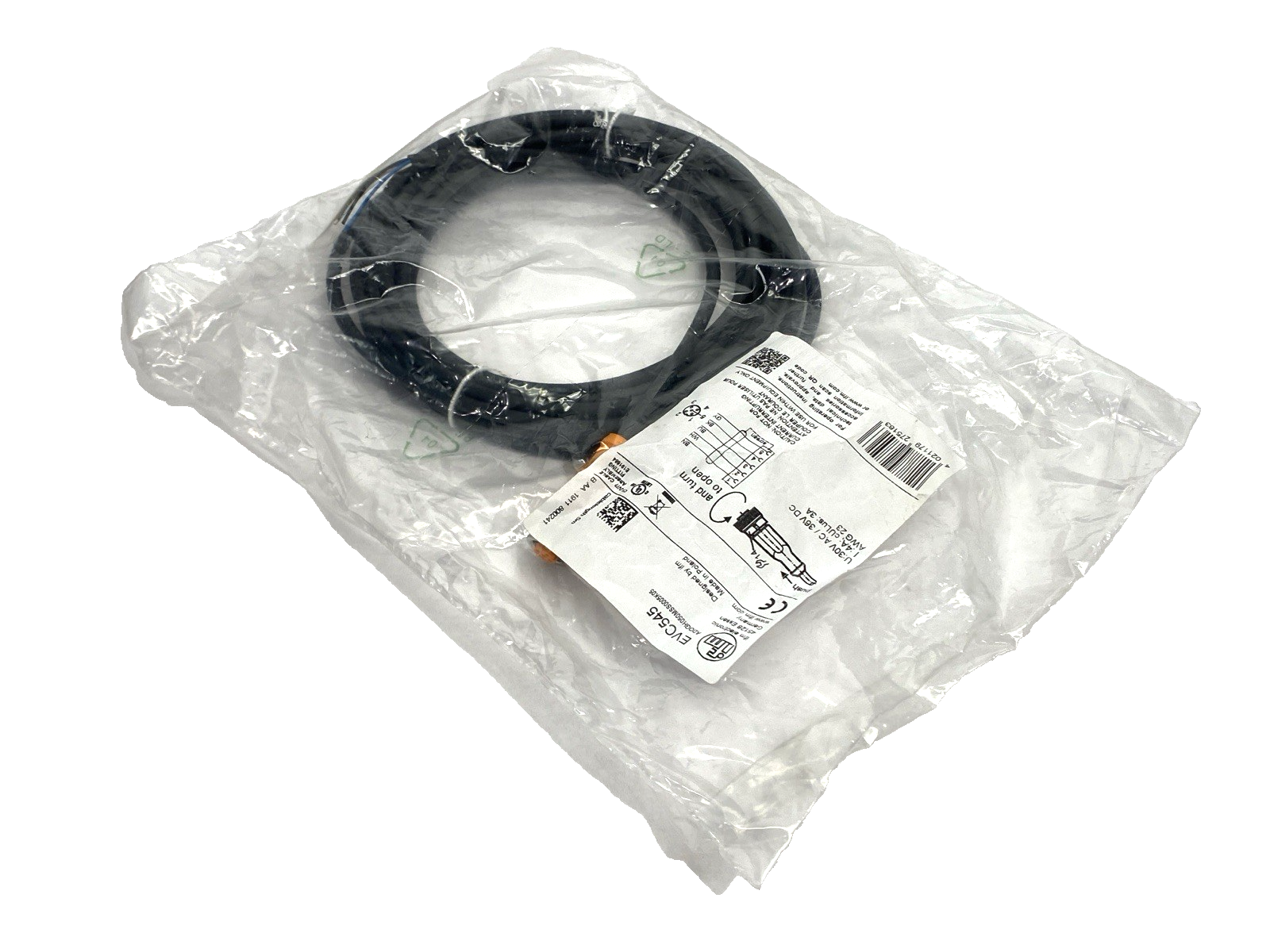 ifm AD0GH050MSS0005K05 Single-Ended Cordset M12 Female Connector 5-Pin 5m EVC545 - Maverick Industrial Sales