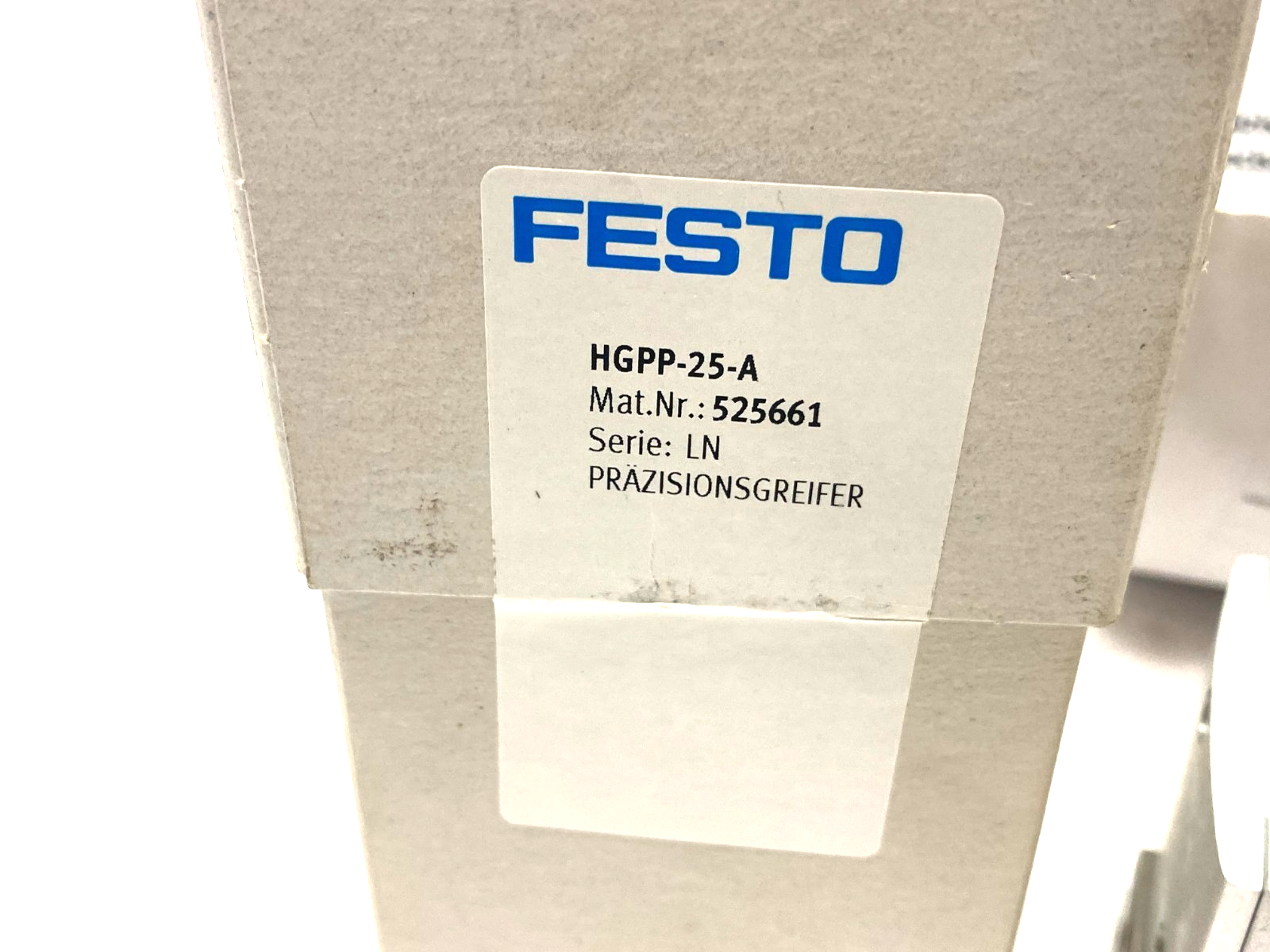 Festo HGPP-25-A Parallel Gripper Size 25, 10mm Stroke Per Jaw, 525661 - Maverick Industrial Sales