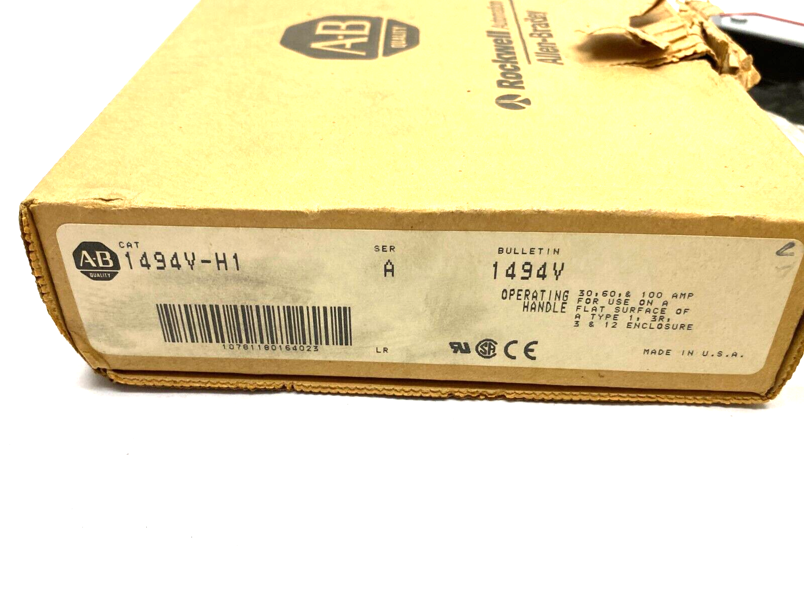 Allen Bradley 1494V-H1 Ser. A Operating Disconnect Handle Metal Gray - Maverick Industrial Sales