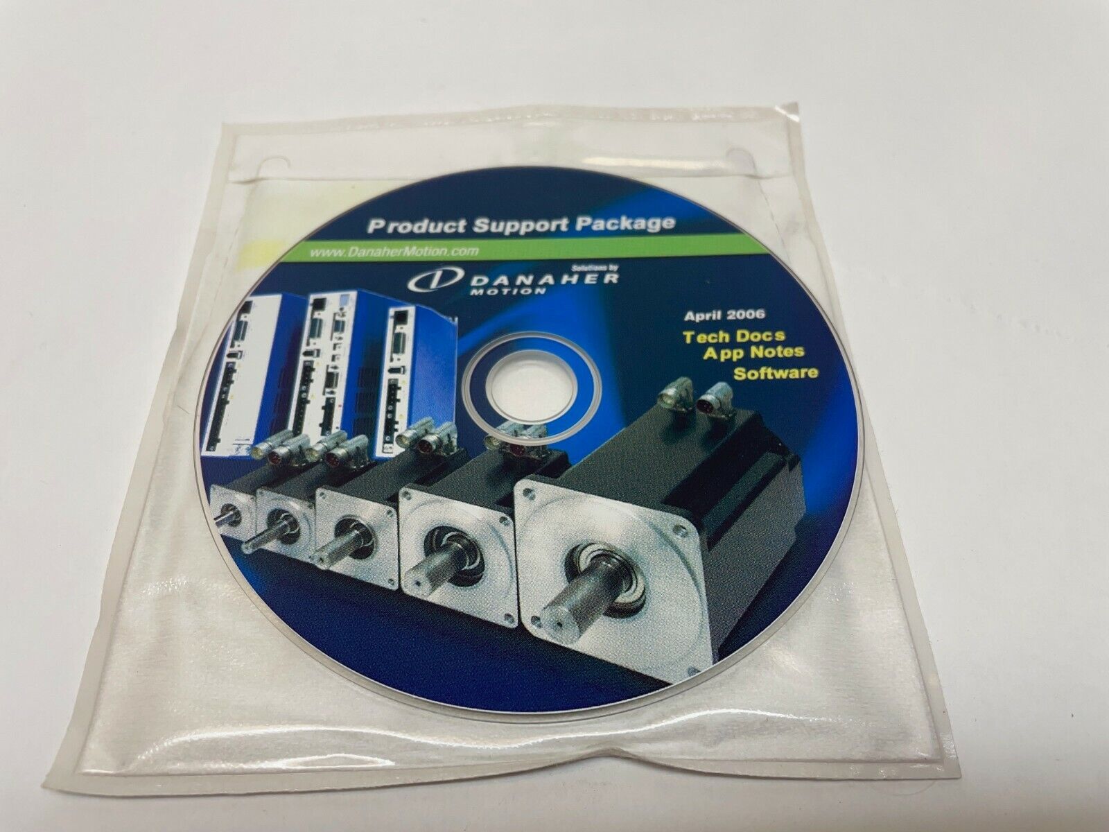 Danaher Motion Product Support Package CD, April 2006 - Very Good - Maverick Industrial Sales