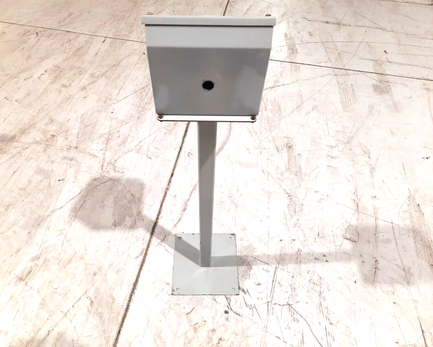 Wiegmann WPBA9 30mm Push Button Enclosure, 9 Hole, w/ 3-1/2' Podium Stand - Maverick Industrial Sales