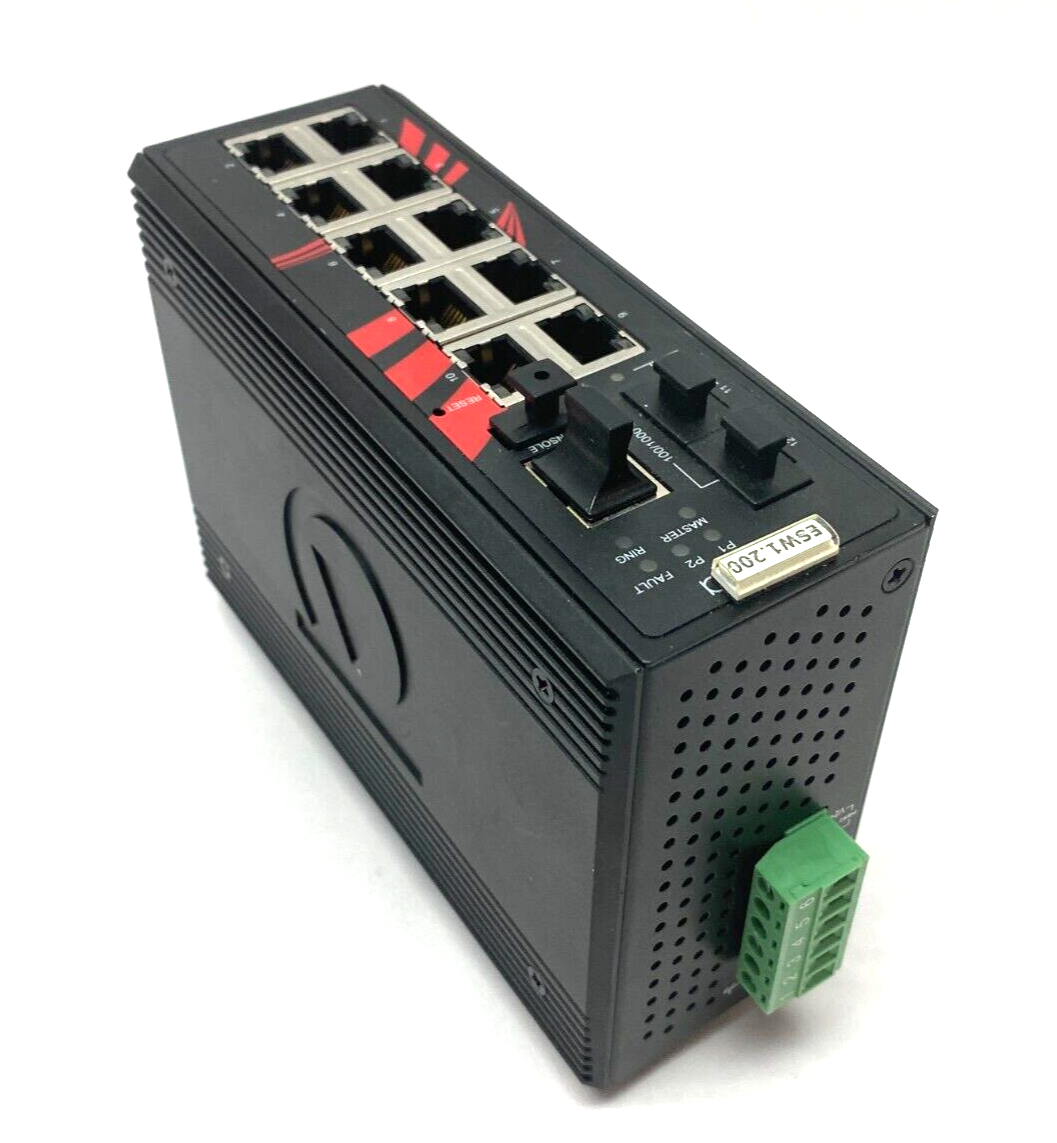 Antaira LMX-1202G-SFP Gigabit Light Layer 3 Managed Ethernet Switch 12-Port - Maverick Industrial Sales