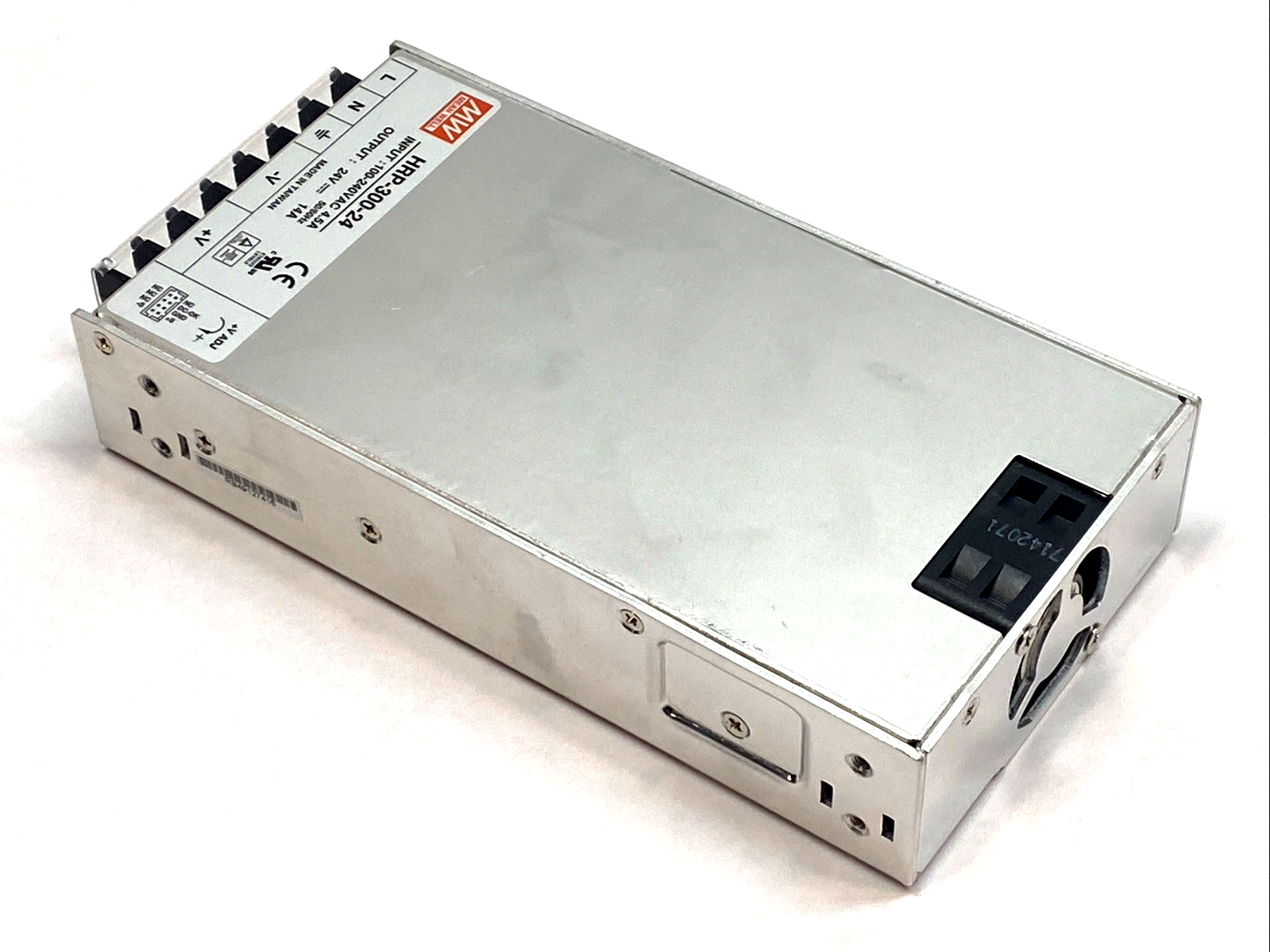 HRP-300-24 | Mean Well Enclosed AC‑DC Power Supply 24V 14A 300W - Used - Maverick Industrial Sales