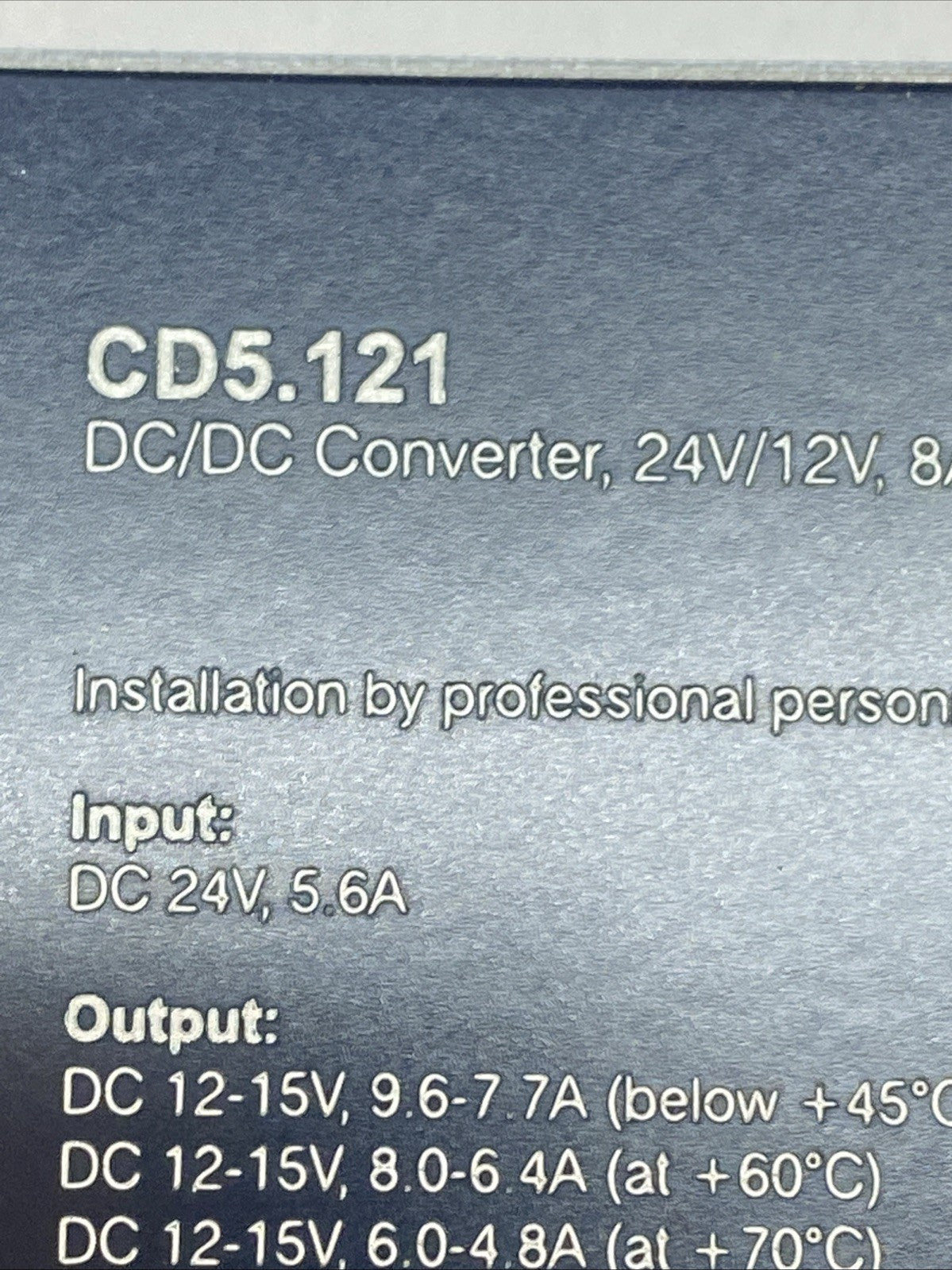 CD5.121 | Puls Dimension DC/DC Converter Power Supply 96W - New – Open box - Maverick Industrial Sales