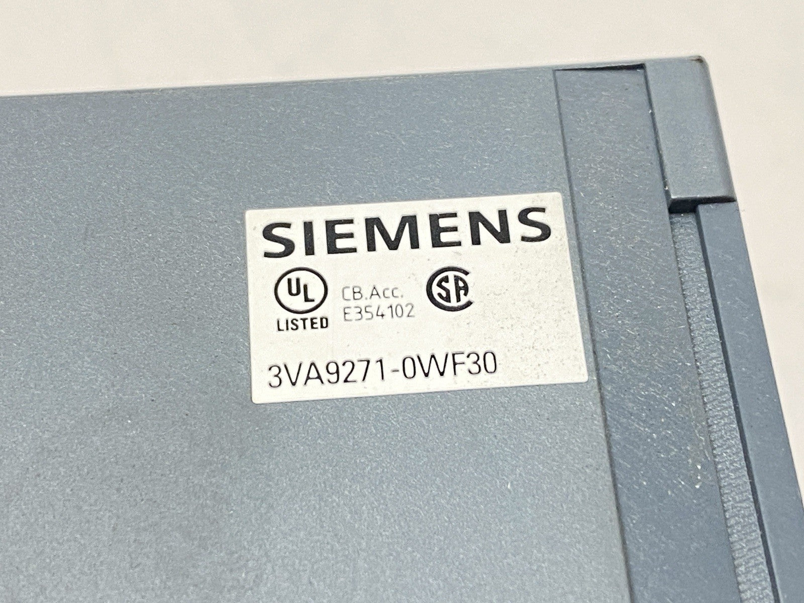 Siemens 3VA9271-0WF30 Extended Terminal Cover - Maverick Industrial Sales