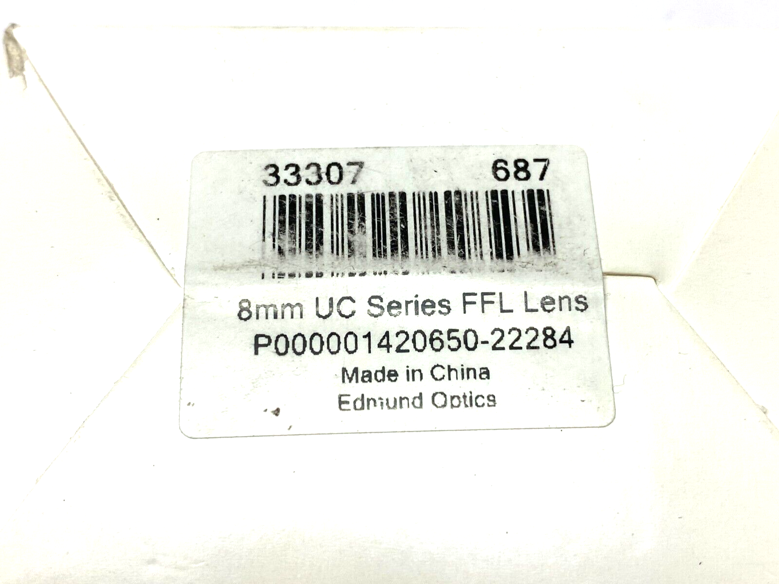 Edmund Optics 33307 TechSpec 8mm UC Series Fixed Focal Length Lens - Maverick Industrial Sales