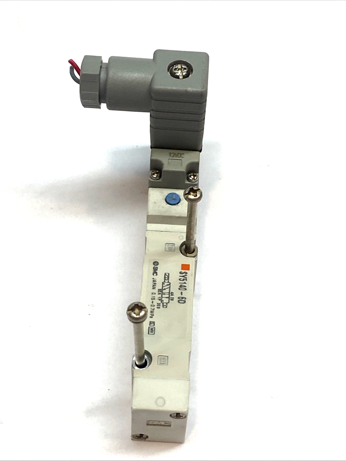 SY5140-6D | SMC 5-Port Solenoid Valve Single Coil Base Mount - Used - Maverick Industrial Sales