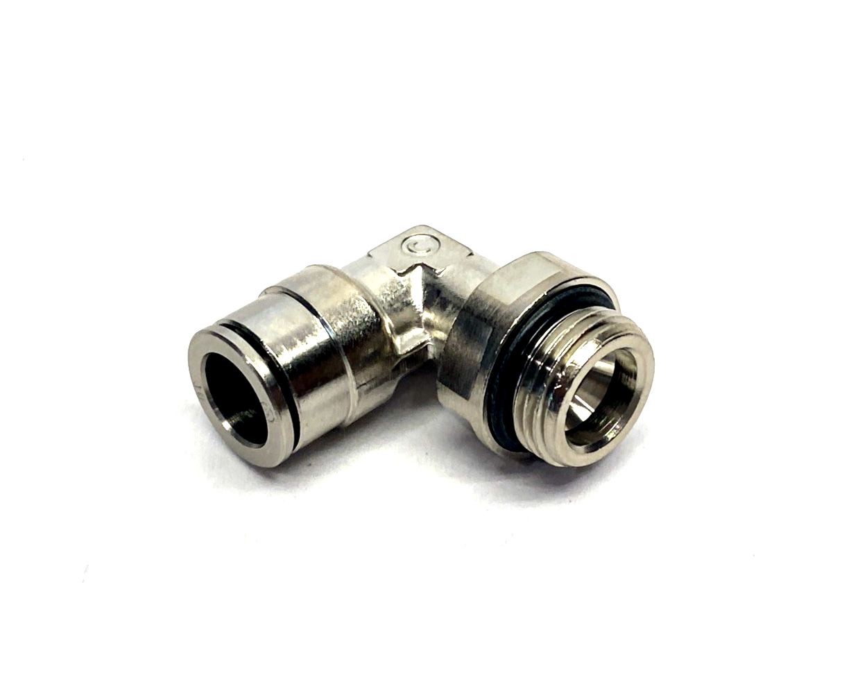 Atlas Copco 0702.0706 Elbow Fitting 10-G3/8-A-360 10mm Tube 702.0706 LOT OF 2 - Maverick Industrial Sales