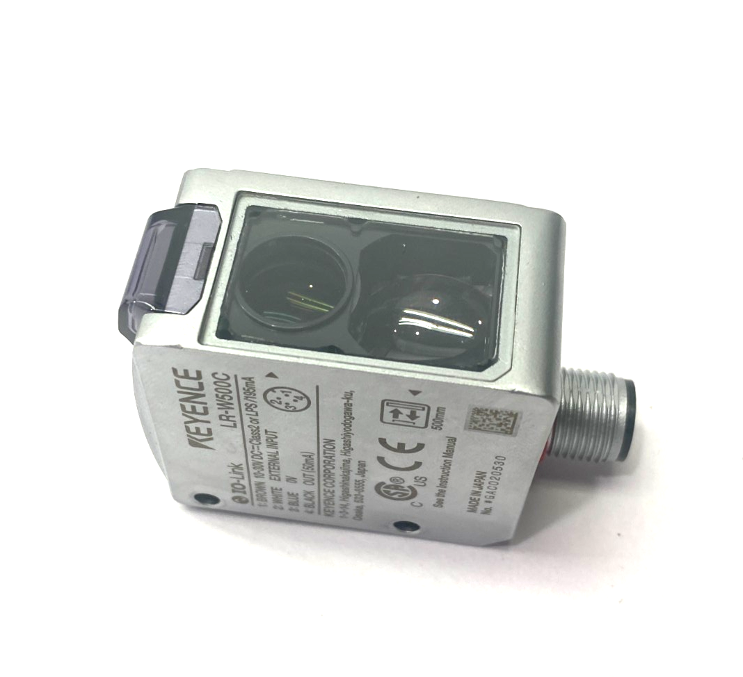Keyence LR-W500C Self-Contained Full-Spectrum Sensor M12 4-Pin - Maverick Industrial Sales