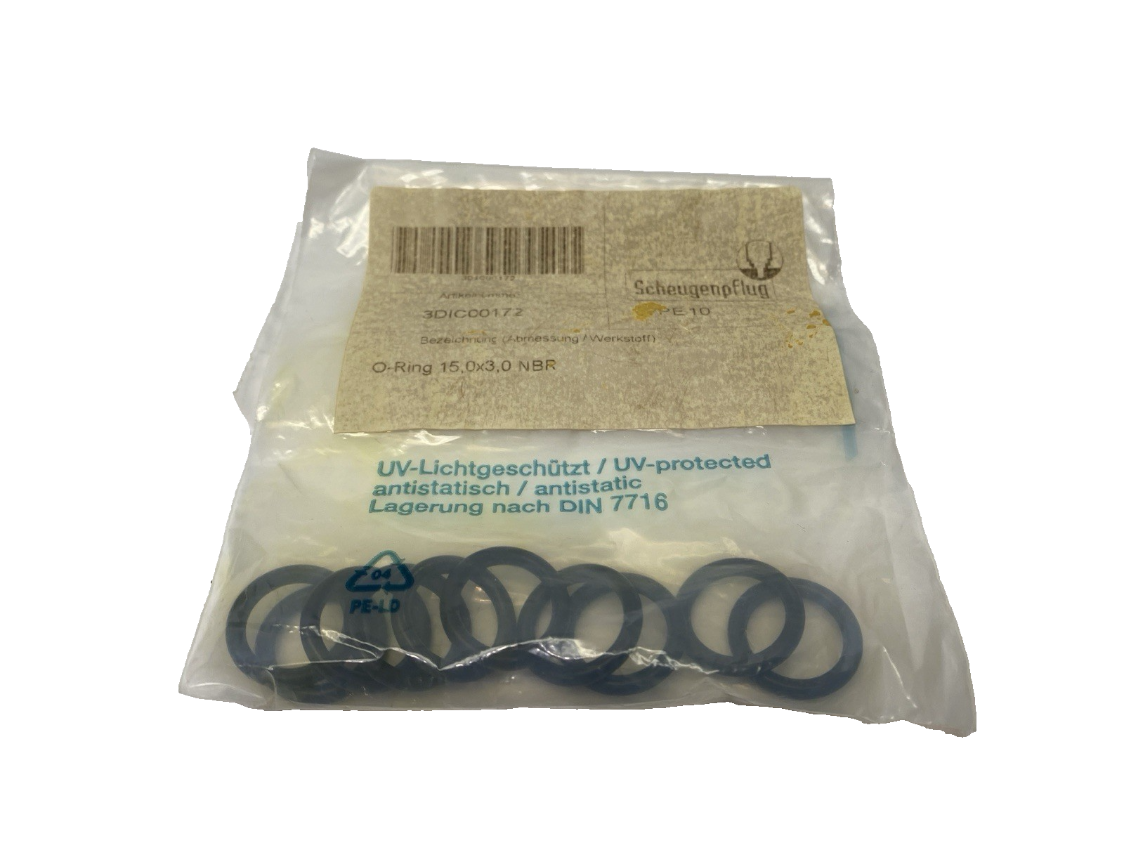 Scheugenpflug 3DIC00172 O-Ring 15mm X 3mm NBR LOT OF 17 - Maverick Industrial Sales