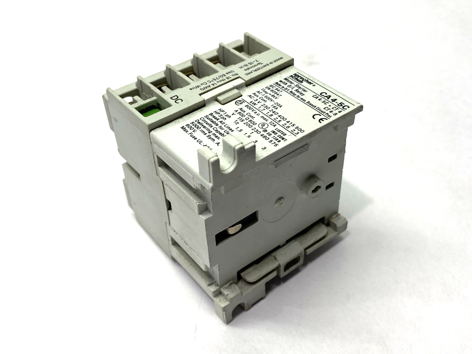 CA4-5C-01-24D | Sprecher+Schuh Miniature Contactor 24VDC - Used - Maverick Industrial Sales
