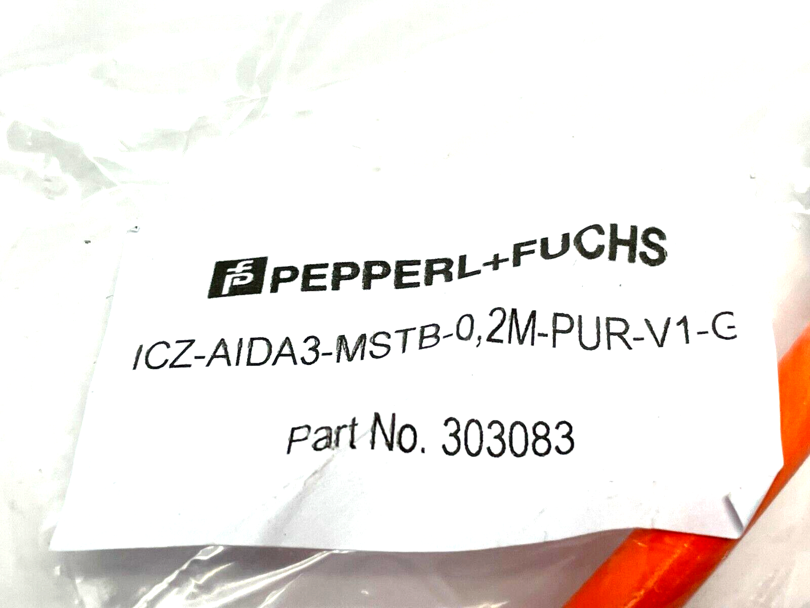 Pepperl+Fuchs ICZ-AIDA3-MSTB-0,2M-PUR-V1-G Connection Cable 303083 - Maverick Industrial Sales