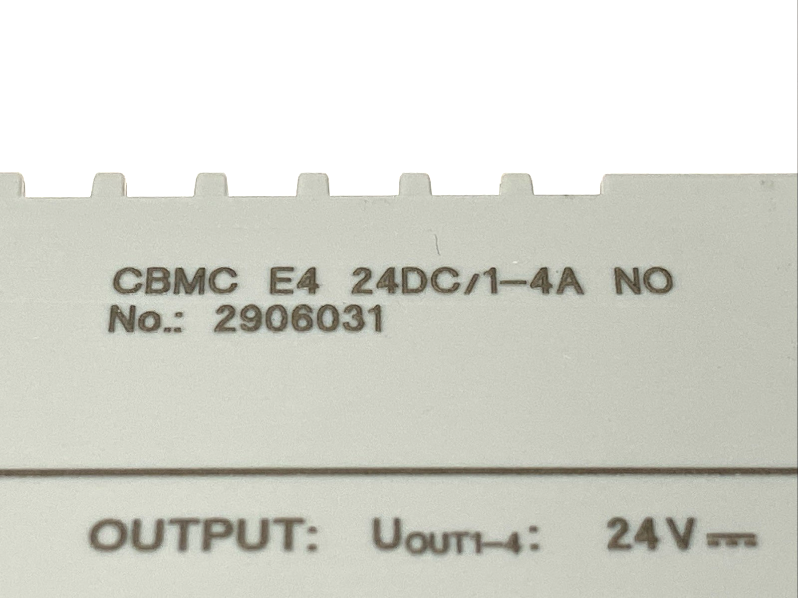 Phoenix Contact CBMC E4 24DC/1-4A NO Electronic Circuit Breaker 2906031 - Maverick Industrial Sales