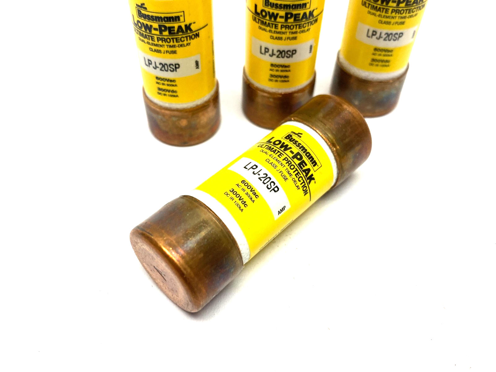 Bussmann LPJ-20SP Low-Peak Time Delay Dual Element Fuse Class J LOT OF 4 - Maverick Industrial Sales