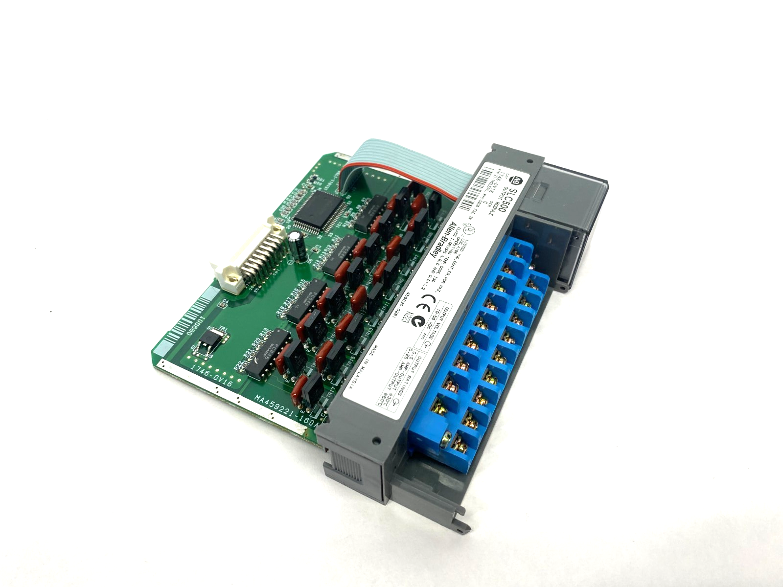 Allen Bradley 1746-OV16 Ser. C SLC 500 16-Point Digital Output Module NO COVER - Maverick Industrial Sales