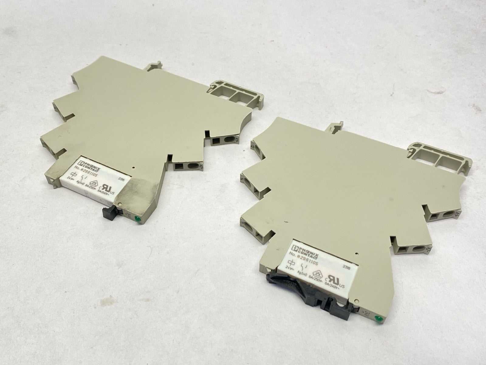 REL-MR- 24DC/21 | Phoenix Contact Relay 2961105 w/ Weidmuller 8533660000 LOT OF 2 - Used - Maverick Industrial Sales