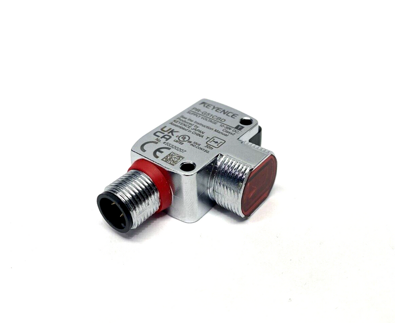 Keyence PR-G51CBD Thrubeam M18 Photoelectric Sensor M12 4-Pin TRANSMITTER ONLY - Maverick Industrial Sales