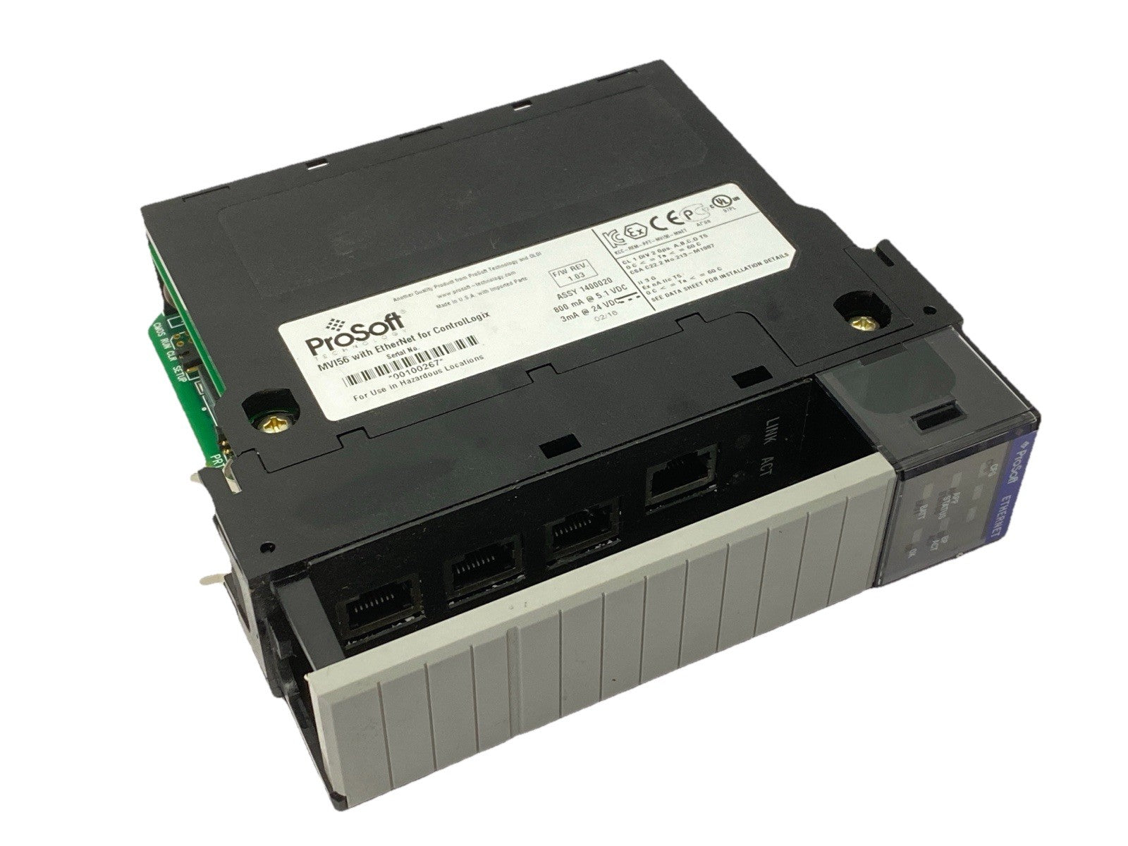 ProSoft MVI56-EGD Global Data Network Interface MVI56 EtherNet ControlLogix - Maverick Industrial Sales