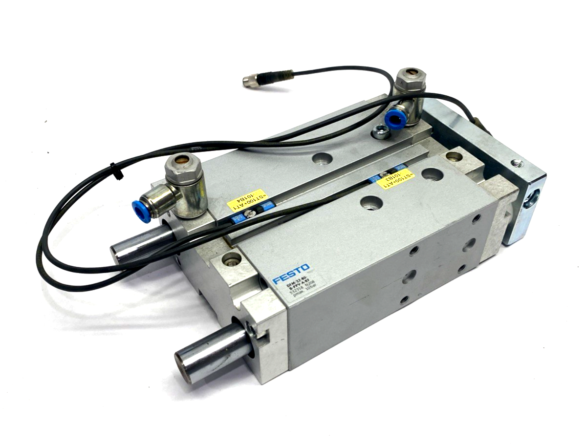 Festo DFM-32-80-B-PPV-A-KF Guided Drive Cylinder 32mm Bore 80mm Stroke 532318 - Used - Maverick Industrial Sales